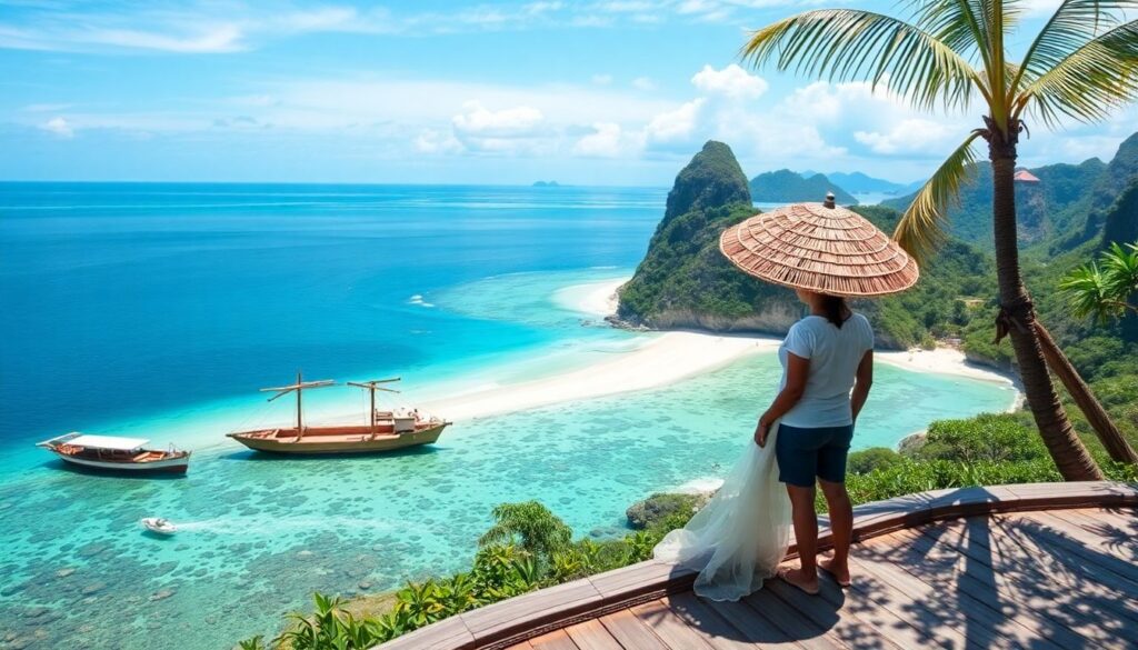 Лучшие места для свадебного путешествия - иллюстрация