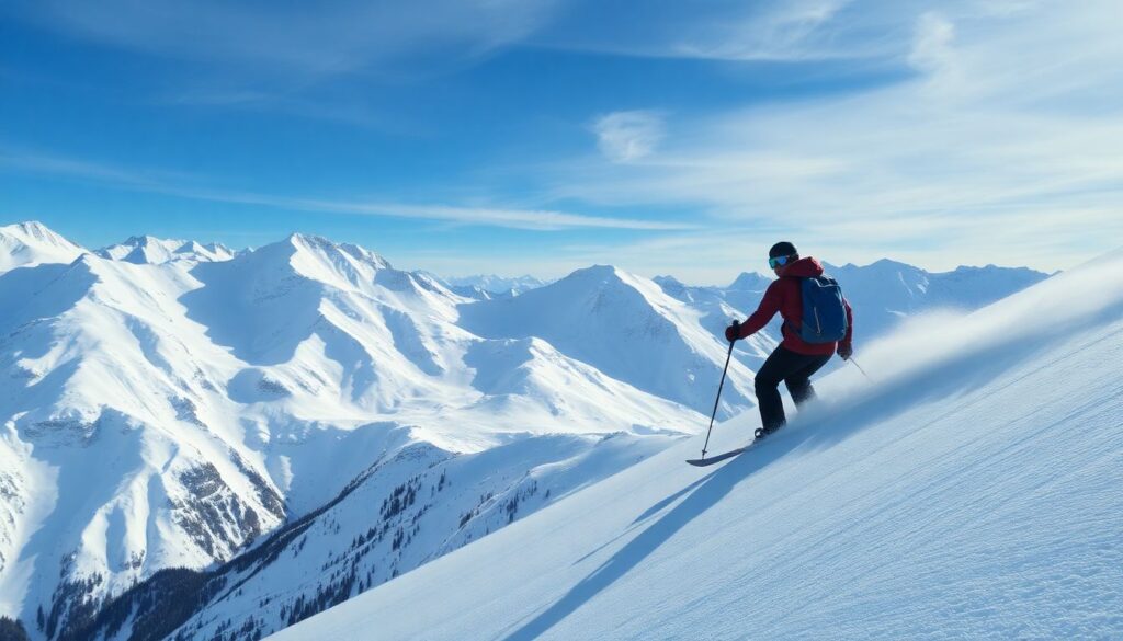 Лучшие горнолыжные курорты для фрирайда - иллюстрация