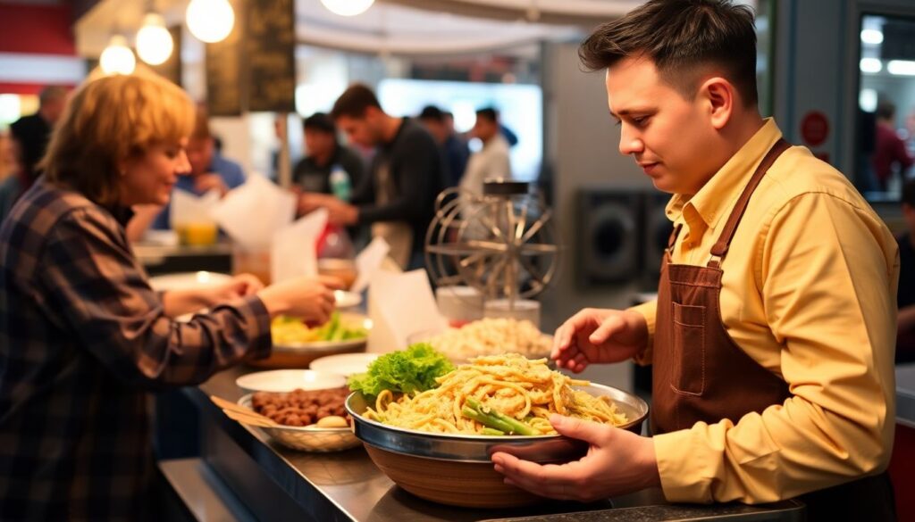 Гастрономический гид по уличной еде в разных странах - иллюстрация