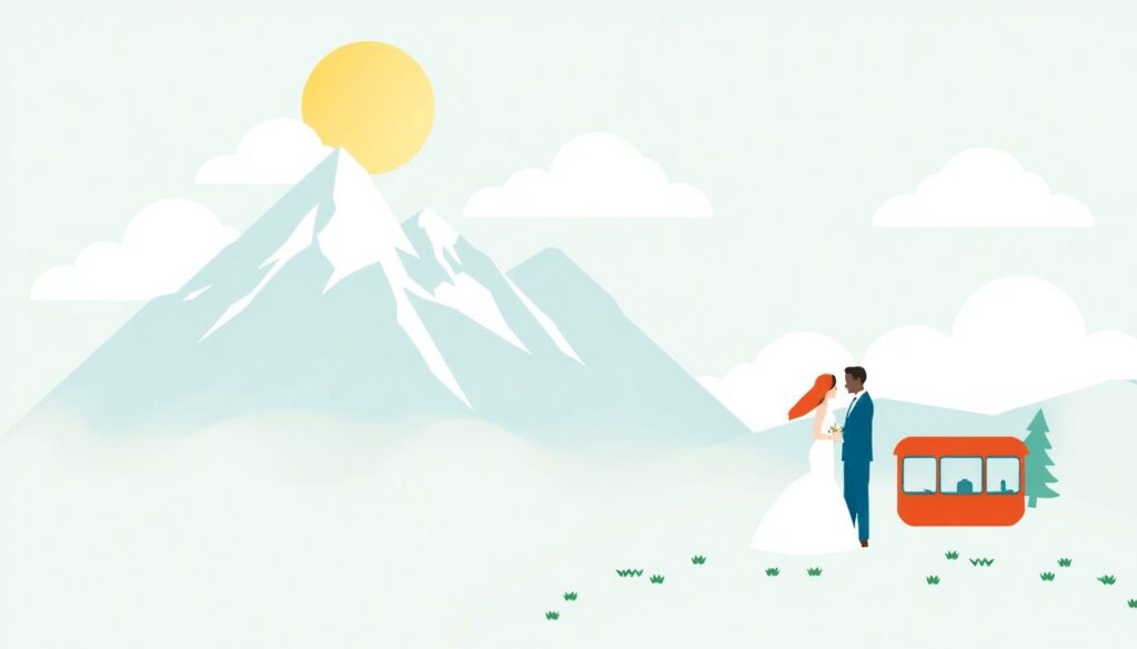 Куда поехать в свадебное путешествие в России - иллюстрация