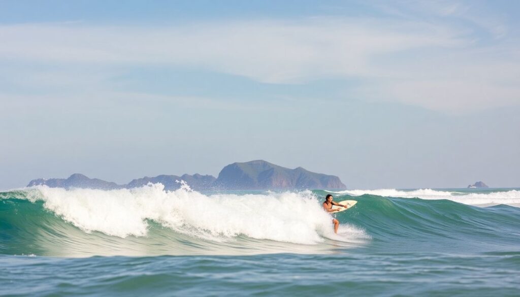 Лучшие места для серфинга для начинающих и профессионалов - иллюстрация