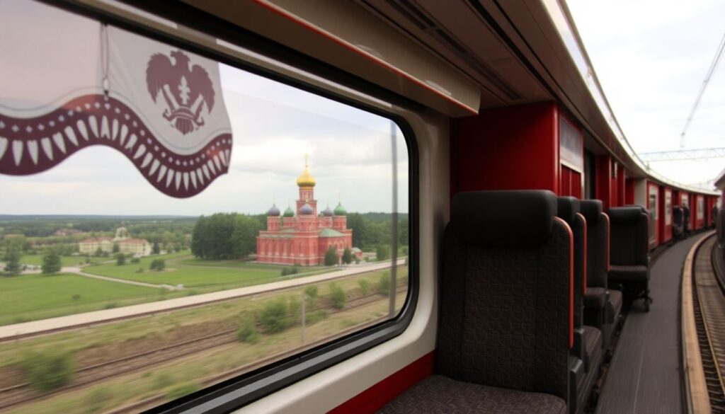 Путешествия по России на поезде: что посмотреть из окна - иллюстрация