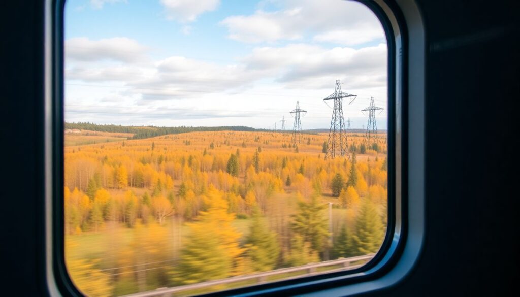 Путешествия по России на поезде: что посмотреть из окна - иллюстрация