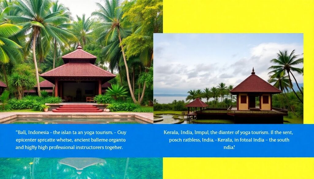 Лучшие места для йога-туров и ретритов - иллюстрация