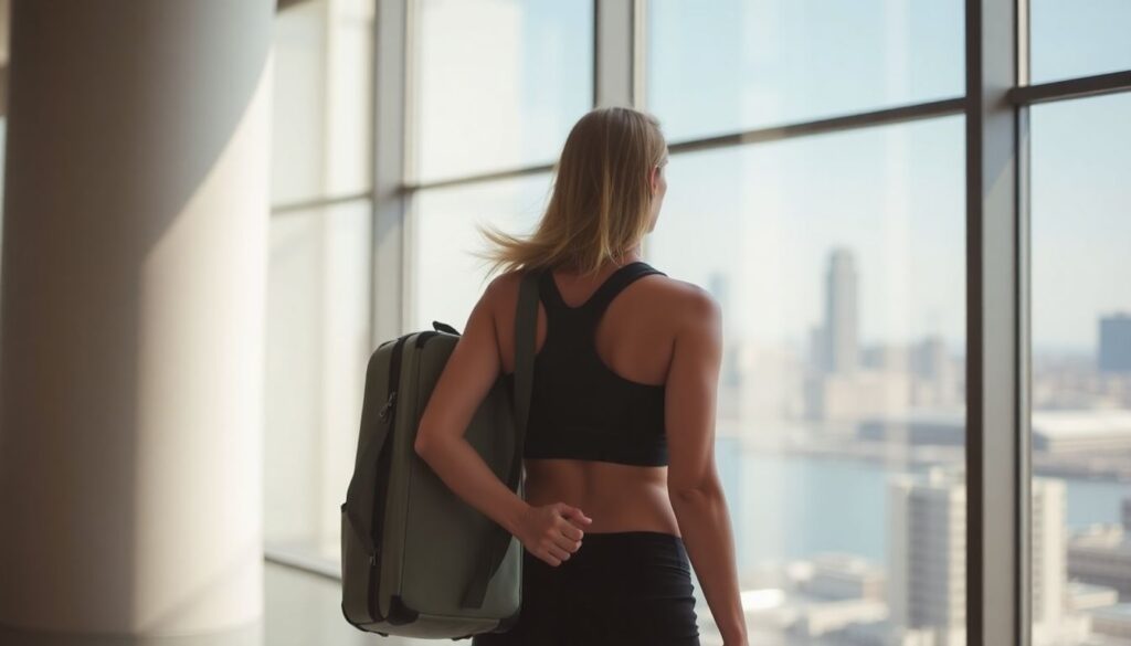 Как оставаться в форме во время путешествий: упражнения и питание - иллюстрация