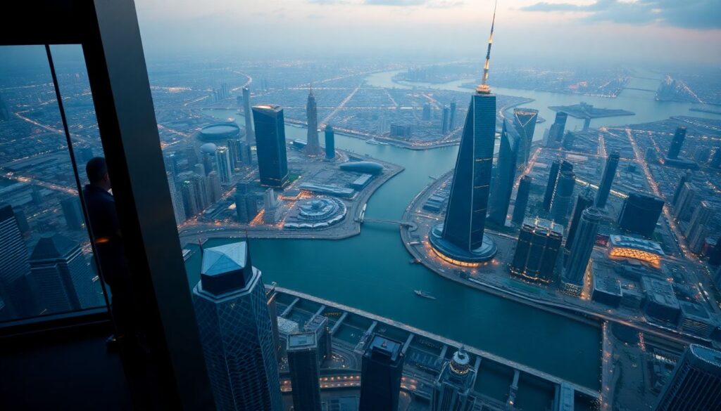 Самые высокие смотровые площадки мира - иллюстрация