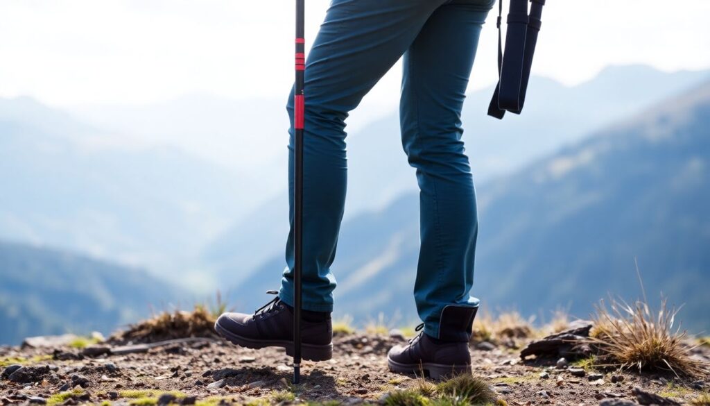 Как выбрать и использовать треккинговые палки - иллюстрация