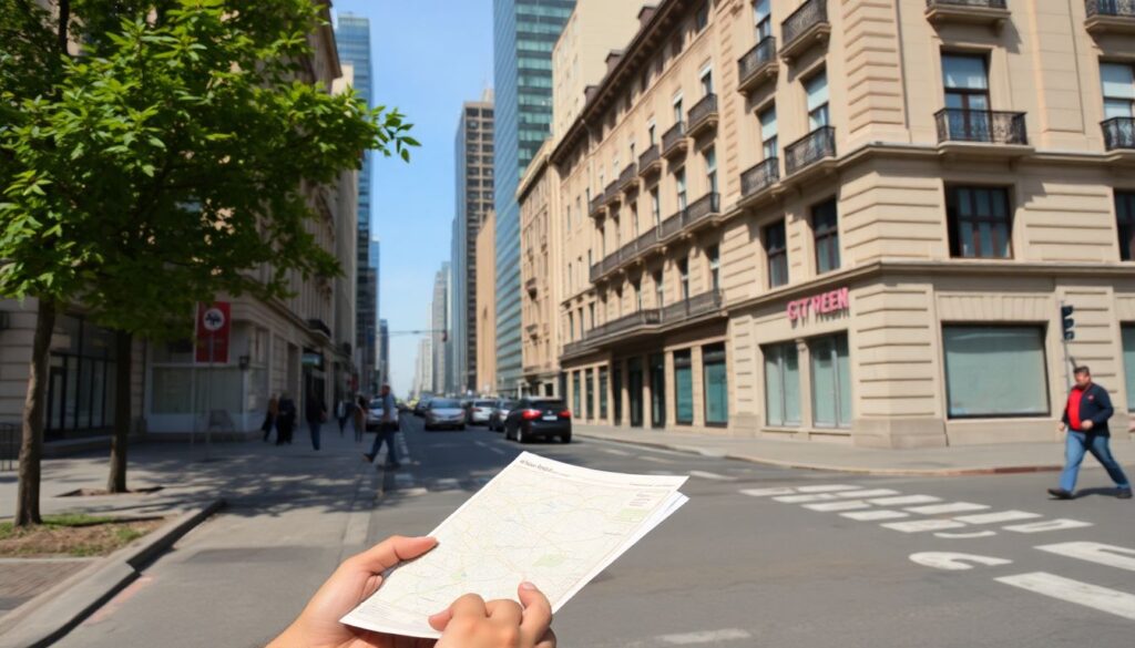 Как ориентироваться в незнакомом городе без интернета - иллюстрация