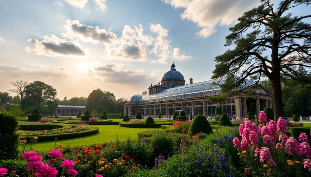 Самые красивые сады и парки мира - иллюстрация