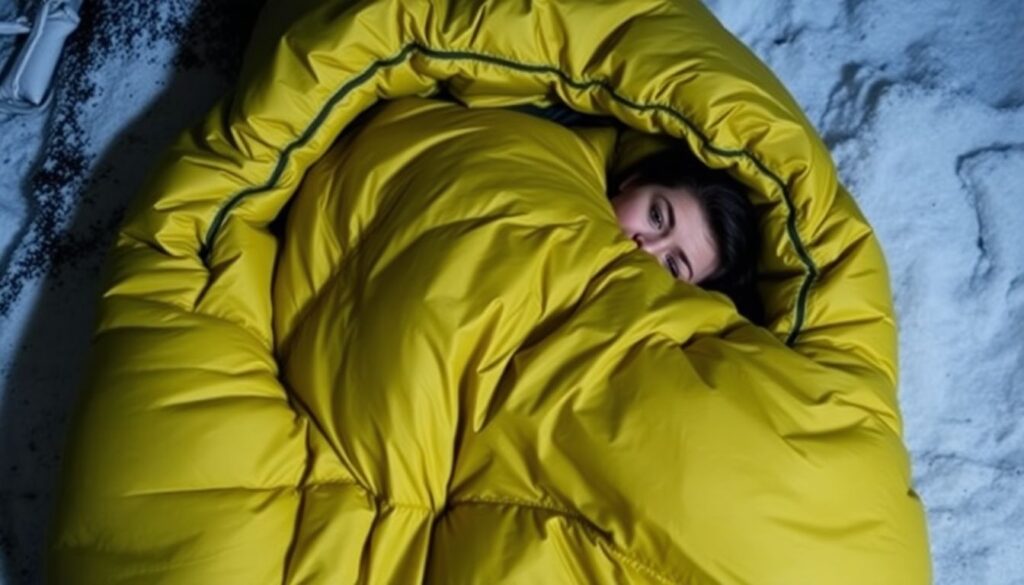 Как выбрать спальный мешок для похода - иллюстрация