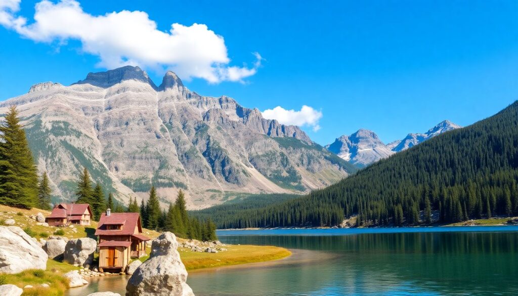 Самые красивые горные озера мира - иллюстрация