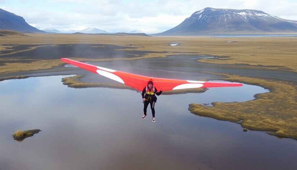Лучшие места для параглайдинга и дельтапланеризма - иллюстрация