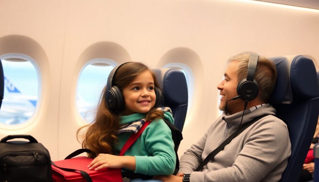 Как путешествовать с маленьким ребенком на самолете - иллюстрация