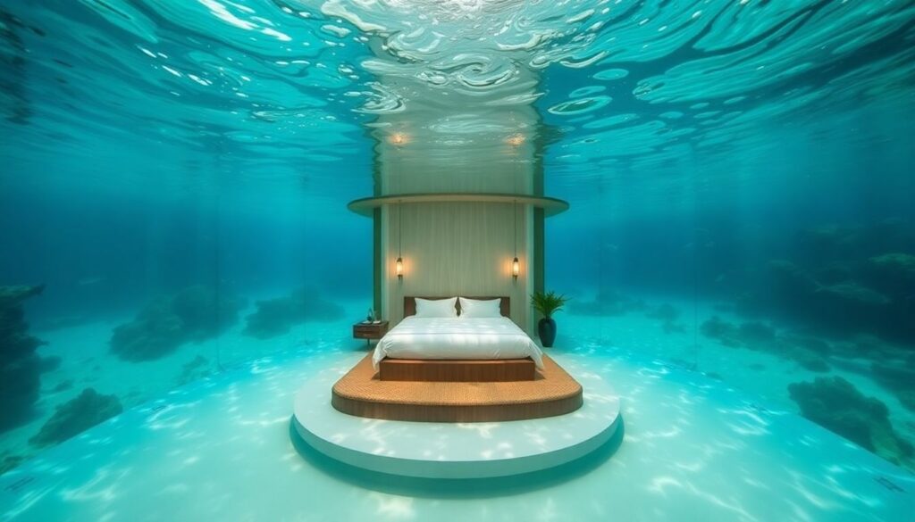 Самые красивые подводные отели и рестораны - иллюстрация