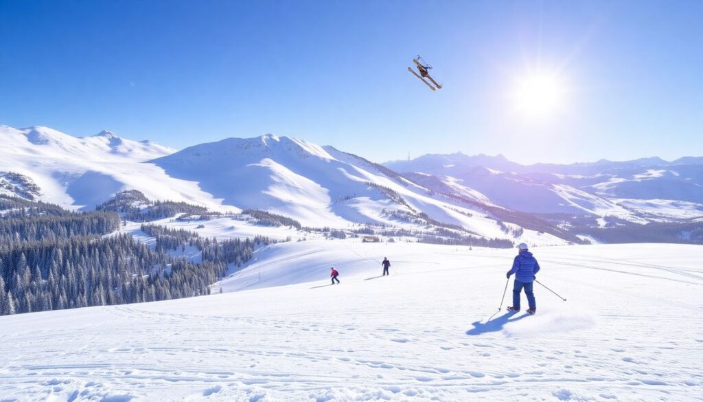 Лучшие горнолыжные курорты для начинающих - иллюстрация