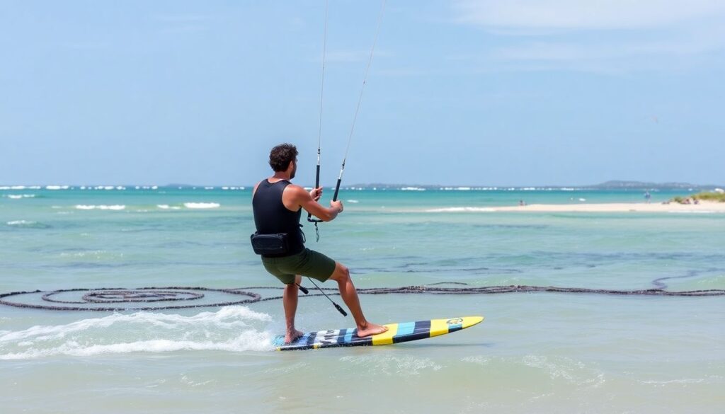 Лучшие места для кайтсерфинга - иллюстрация