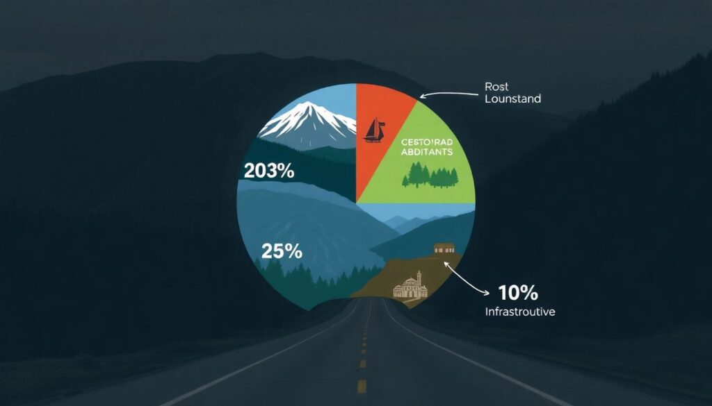 Самые красивые дороги мира для автомобильного путешествия - иллюстрация