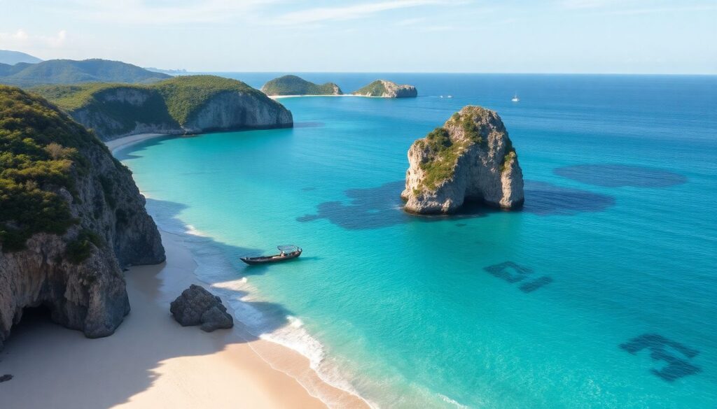 Самые уединенные и труднодоступные пляжи мира - иллюстрация