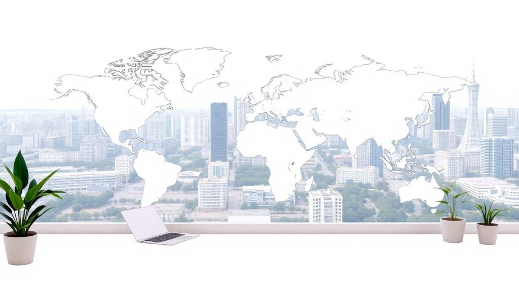 Как оставаться продуктивным, работая удаленно из разных стран - иллюстрация