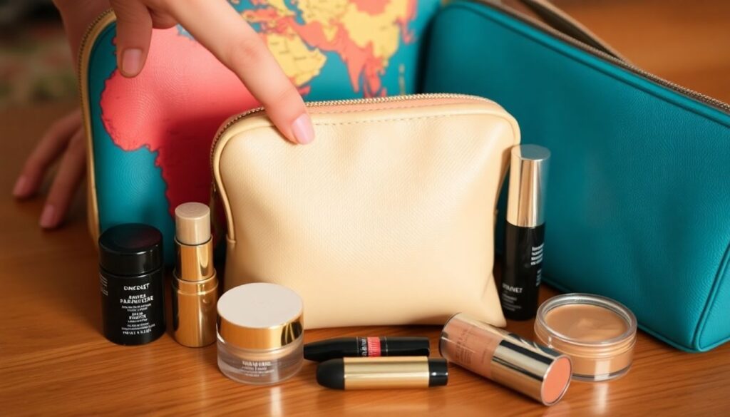 Как собрать косметичку в путешествие: только самое необходимое - иллюстрация