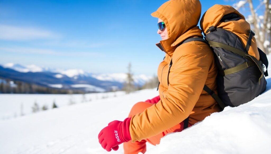 Лучшие места для зимнего хайкинга - иллюстрация