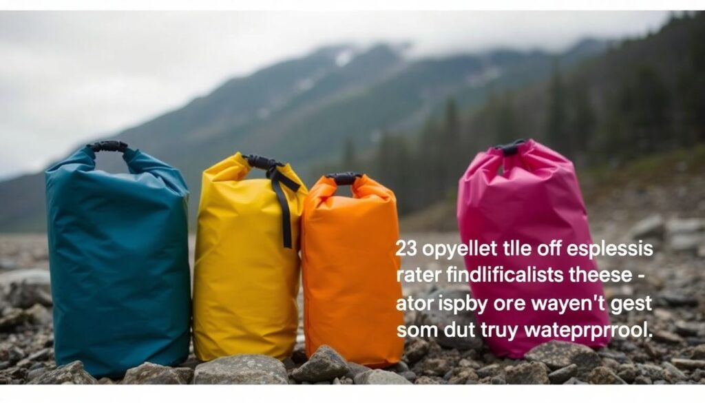 Как выбрать гермомешок для защиты вещей от воды - иллюстрация