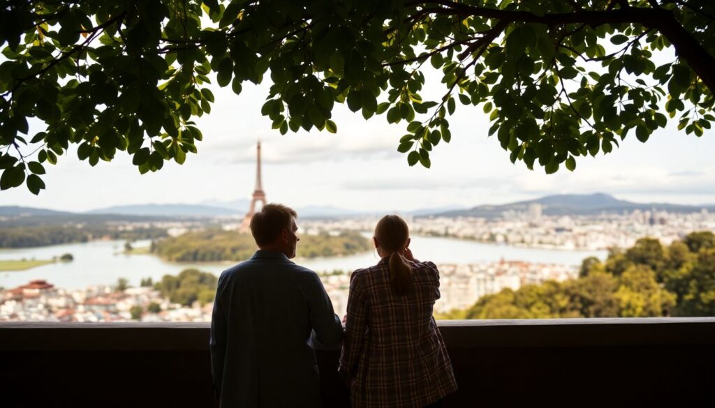 Как организовать романтическое путешествие для двоих - иллюстрация