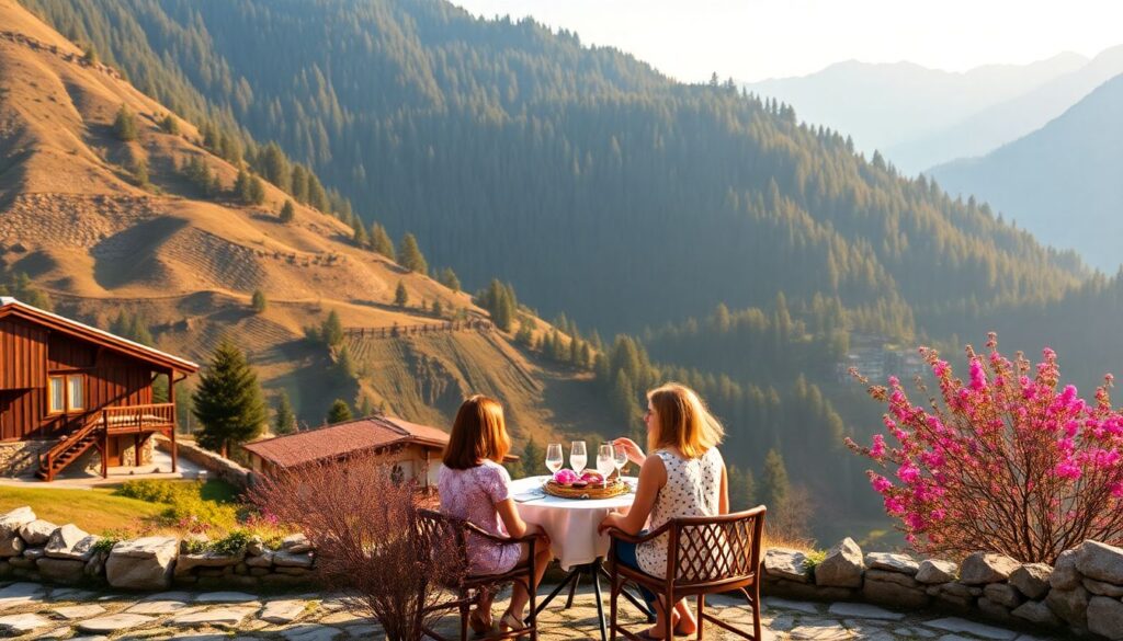 Как организовать романтическое путешествие для двоих - иллюстрация