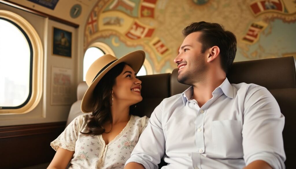 Как организовать романтическое путешествие для двоих - иллюстрация