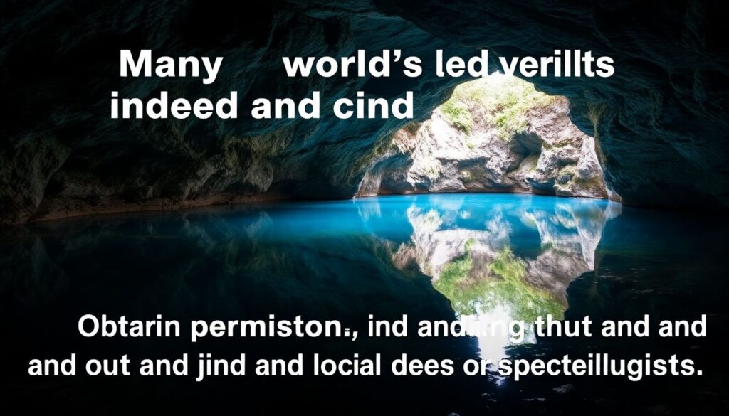 Самые красивые подземные реки и озера - иллюстрация