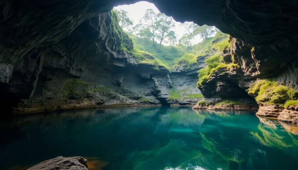 Самые красивые подземные реки и озера - иллюстрация