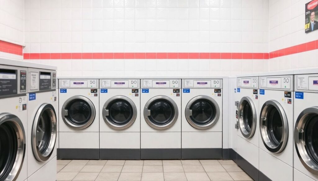 Как пользоваться общественными прачечными в разных странах - иллюстрация