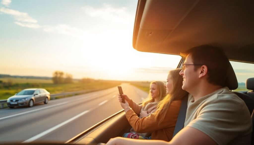 Как путешествовать с ребенком в автомобиле на дальние расстояния - иллюстрация