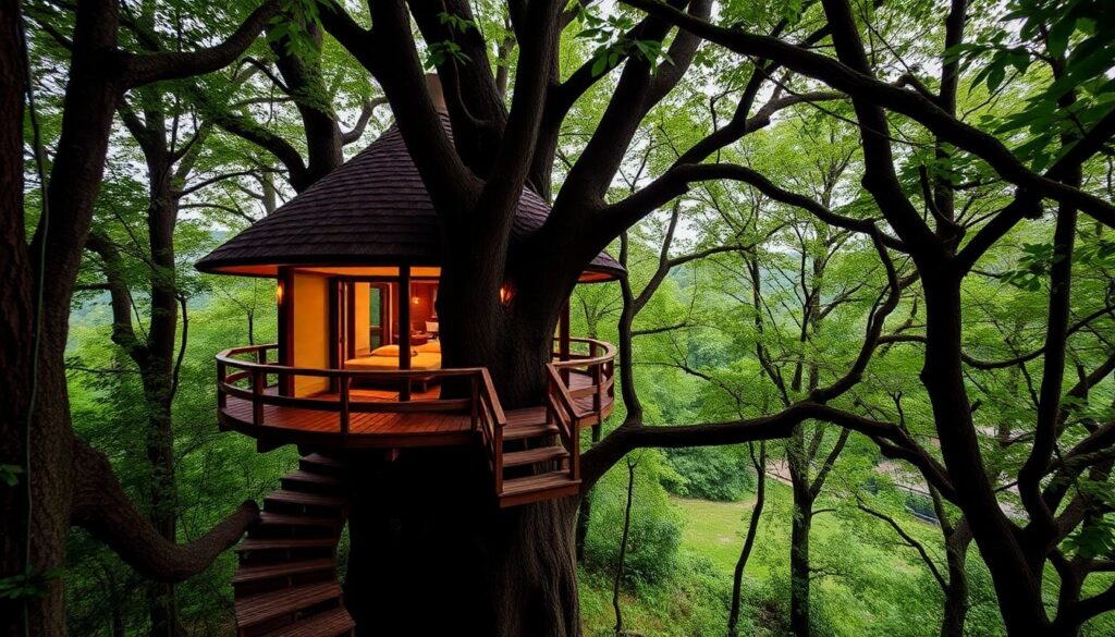 Самые необычные отели на деревьях - иллюстрация
