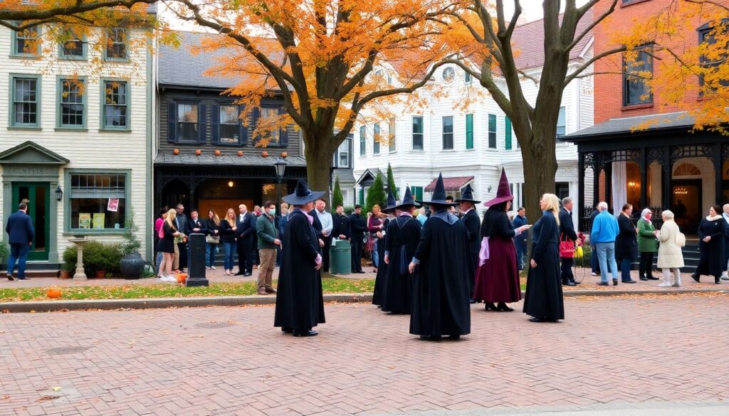 Лучшие города для празднования Хэллоуина - иллюстрация