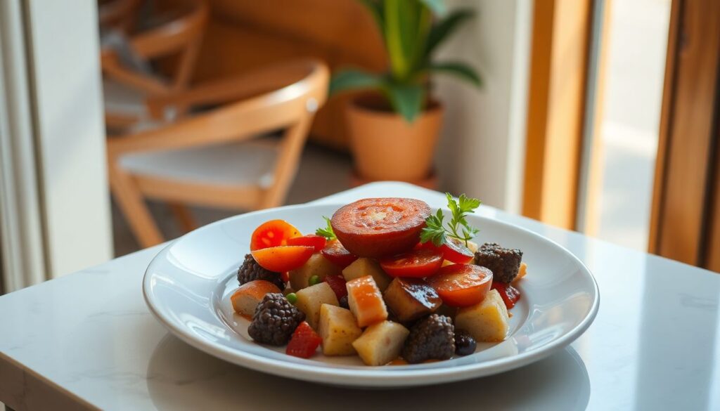 Как сделать красивые фотографии еды в путешествии - иллюстрация