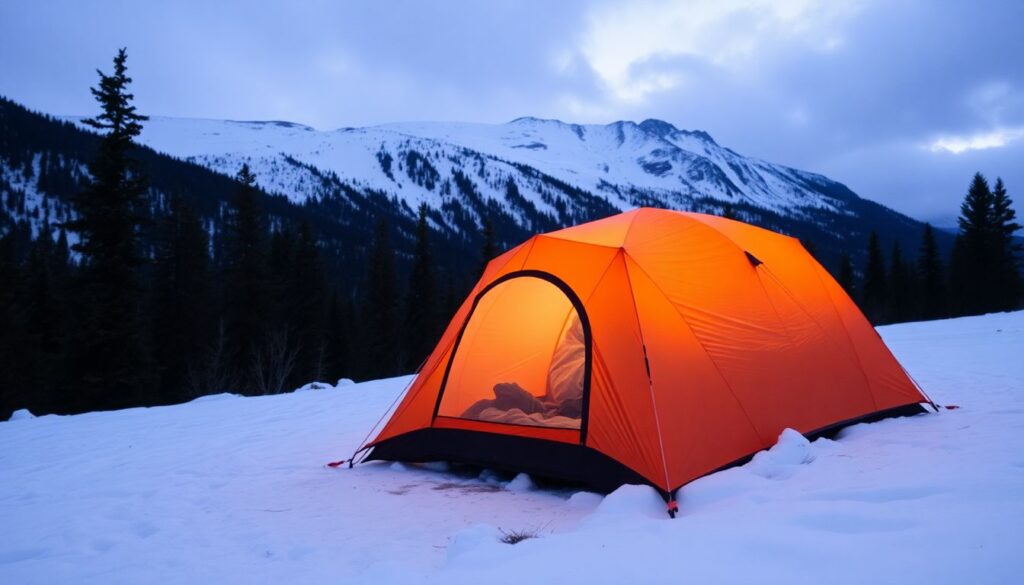 Как выбрать место для палатки в дикой природе - иллюстрация