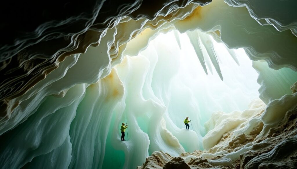 Лучшие места для спелеологии (исследования пещер) - иллюстрация