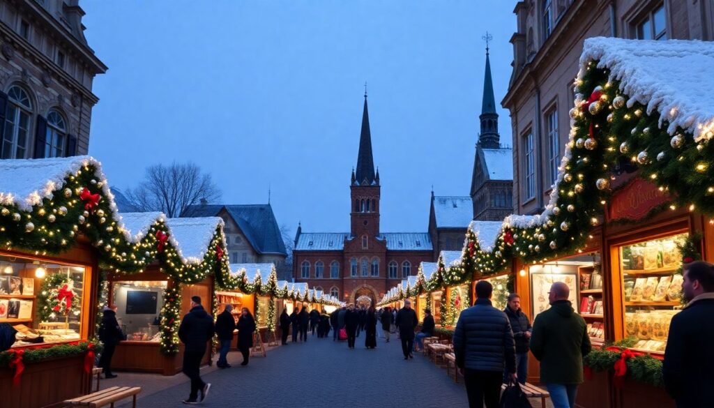 Лучшие рождественские ярмарки Европы - иллюстрация