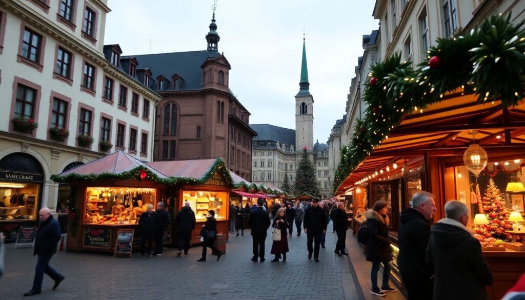 Лучшие рождественские ярмарки Европы - иллюстрация