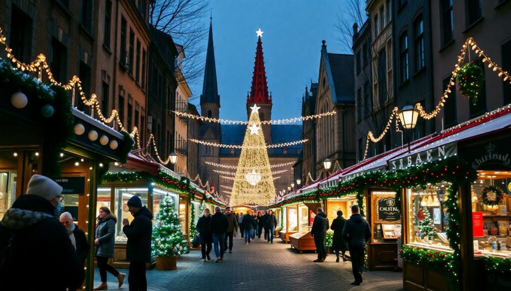 Лучшие рождественские ярмарки Европы - иллюстрация
