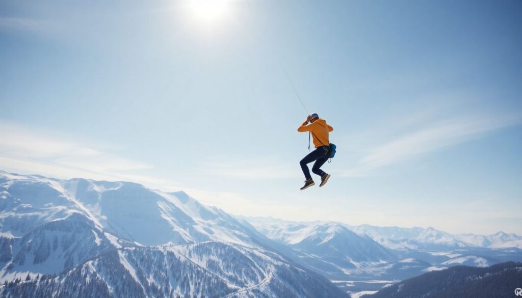 Лучшие места для роуп-джампинга - иллюстрация