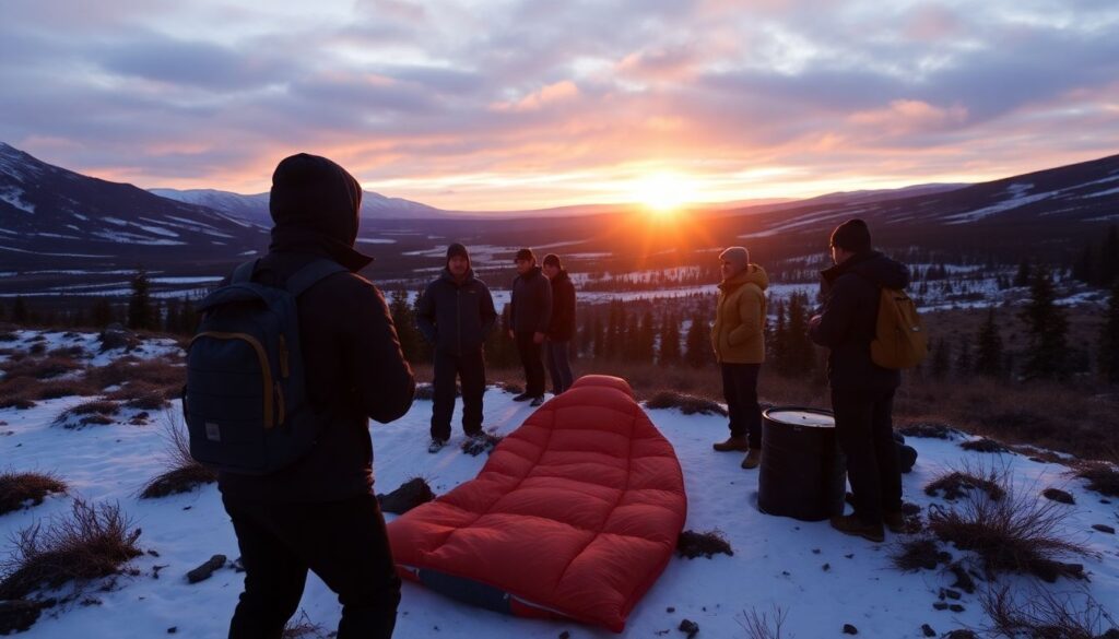 Как выбрать правильный спальник для зимних походов - иллюстрация