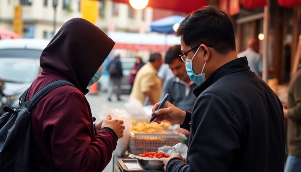 Уличная еда, которую можно есть без опасений - иллюстрация