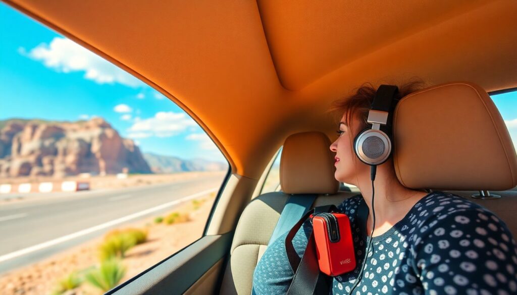 Как создать идеальный плейлист для путешествия - иллюстрация