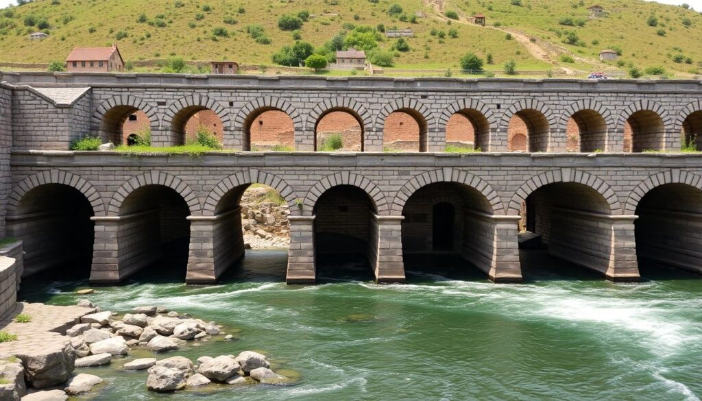 Самые впечатляющие акведуки и древние инженерные сооружения - иллюстрация