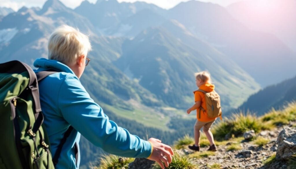 Лучшие маршруты для треккинга с детьми - иллюстрация