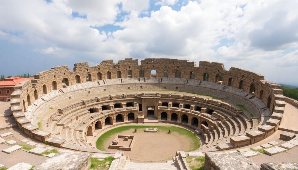 Самые впечатляющие амфитеатры и арены древности - иллюстрация