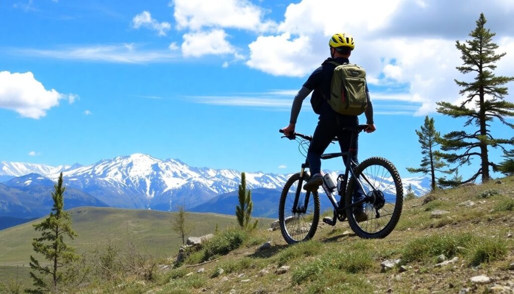 Лучшие места для катания на горных велосипедах (маунтинбайкинг) - иллюстрация