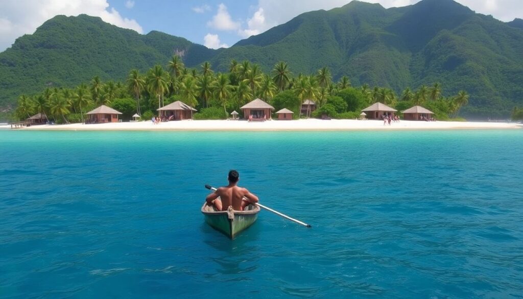 Самые красивые и затерянные острова в океане - иллюстрация